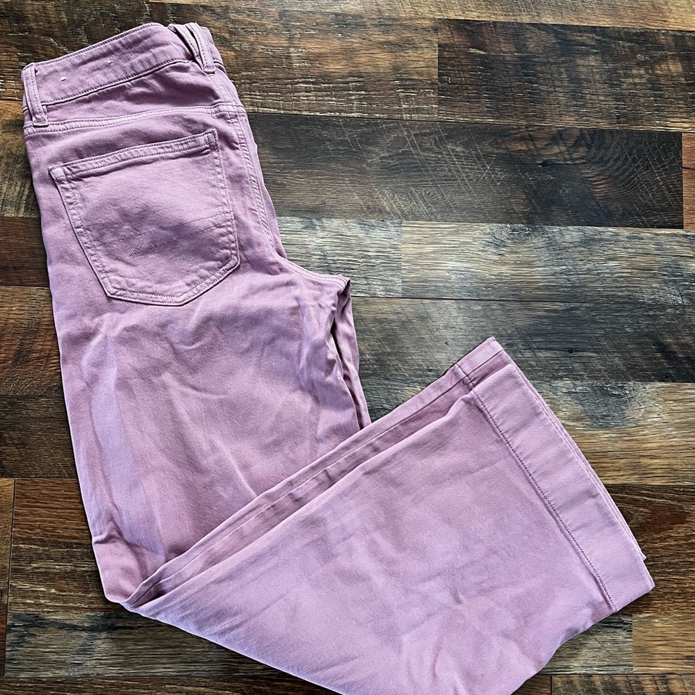 American Eagle Outfitters Mauve Wide Leg Pants